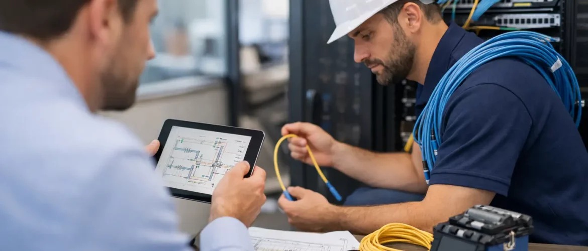 Installation fibre entreprise: bien la préparer